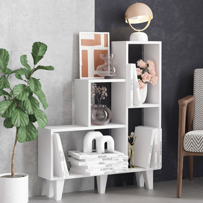Hanah Home Nisa - Estantería Blanca Hanah Home Nisa - Estantería Blanca